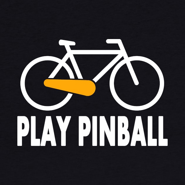 Bicycle Pinball orange by Uwantmytees